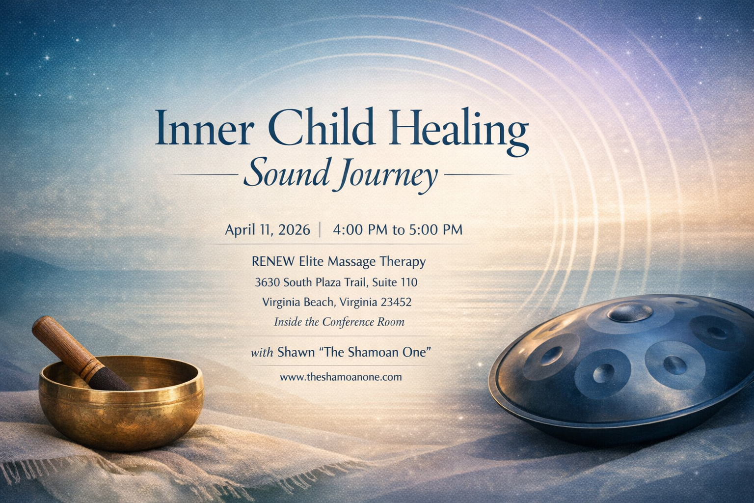 Information for Inner Child Healing Sound Journey